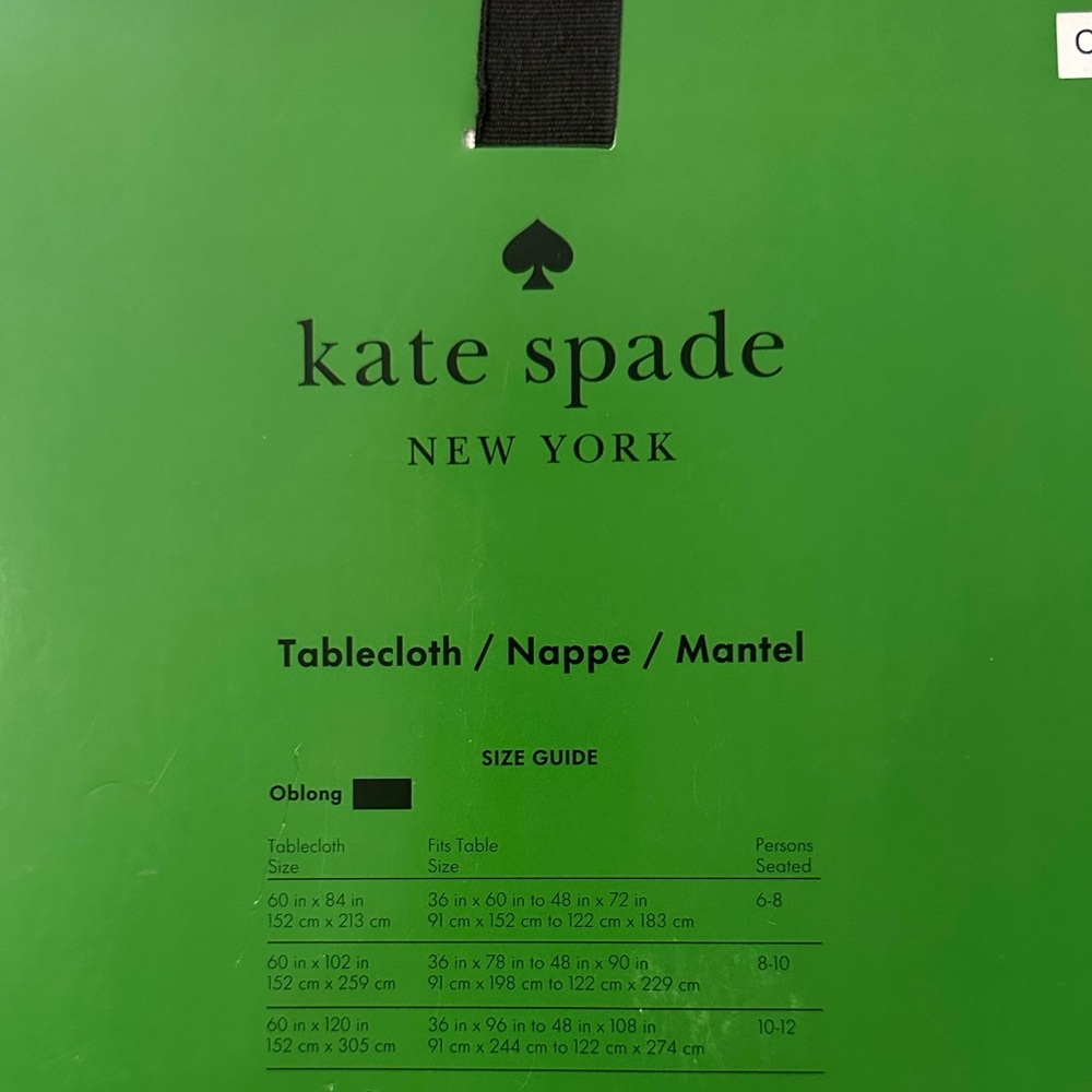 Kate Spade Table Cloth - Picture 2 of 2